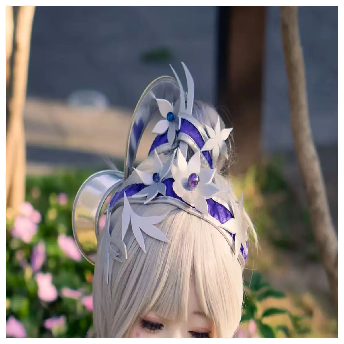 Yin Ling Chun Yu Headpiece Yang Yu Huan Retro Floral Hair Accessory Silver Decoration Elegant Hairpiece Combs