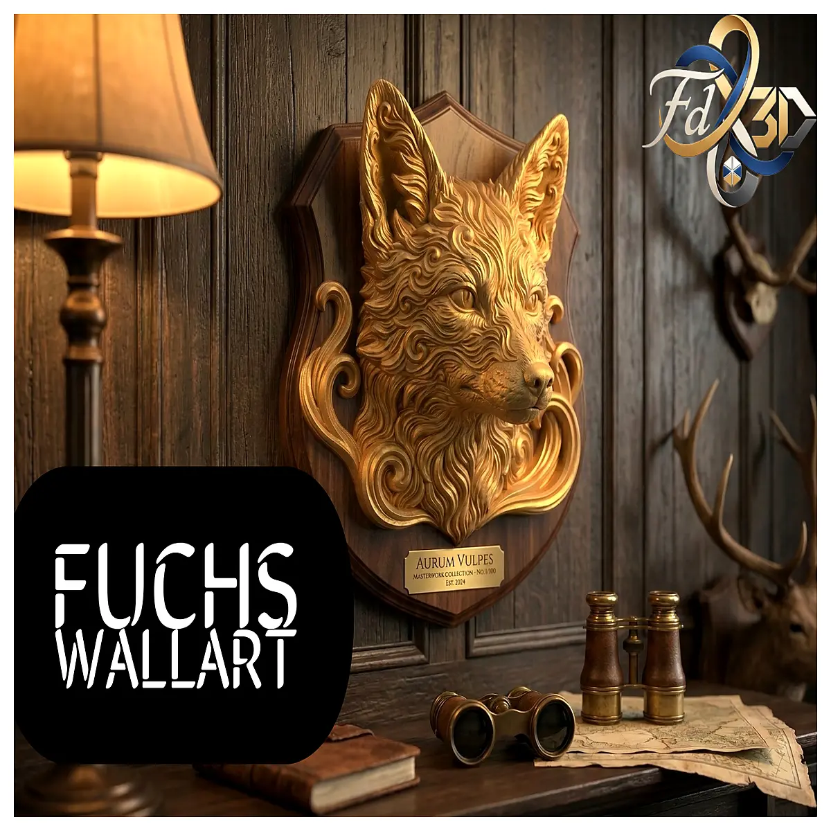 Fox Wall Art Wallpaper Decorative Wall Covering Bedroom Living Room Wall Decals Wall Fabrics Creative Home Decor Wall Art Wholesale