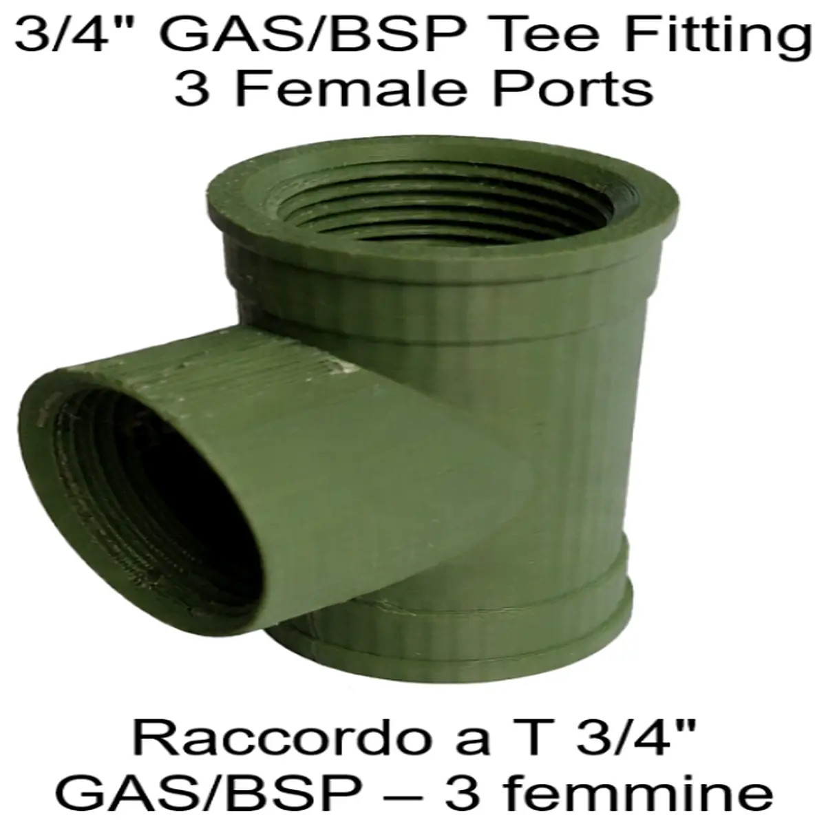 34 gas bsp three way female connector plumbing fittings pipe tee adapter