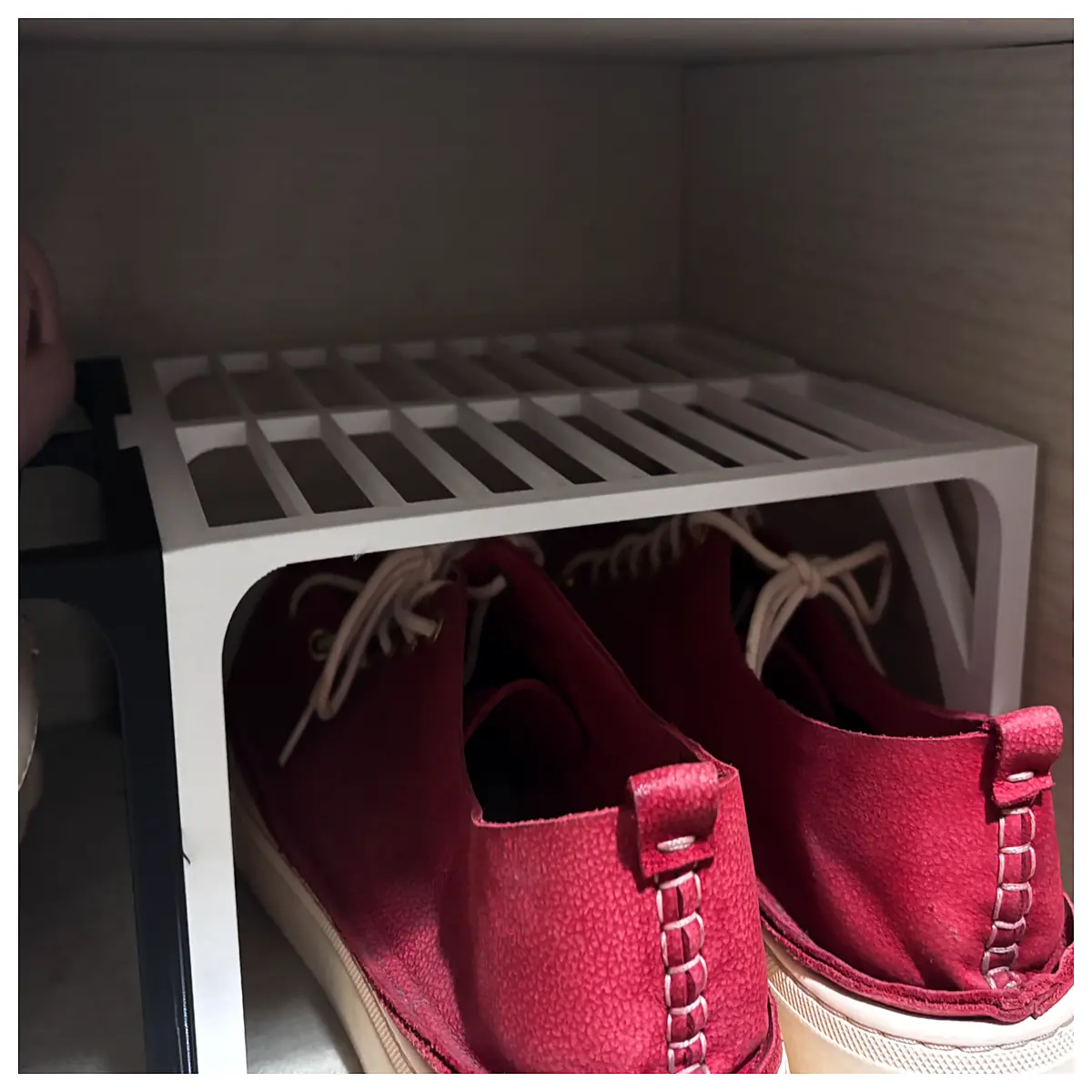 modular shoe rack organizer shelves stackable storage bins for closet entryway hallway space saving
