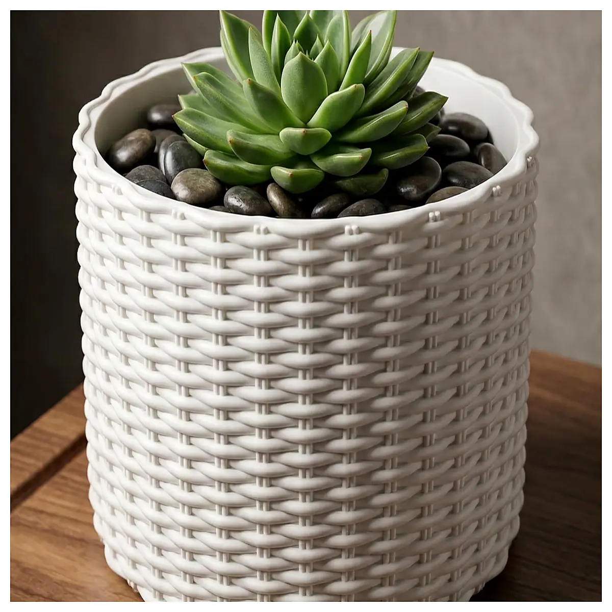 Modern Woven Planter Creative Plant Pot Decor Indoor Garden Woven Flower Box Gardening Supplies Plant Accessories
