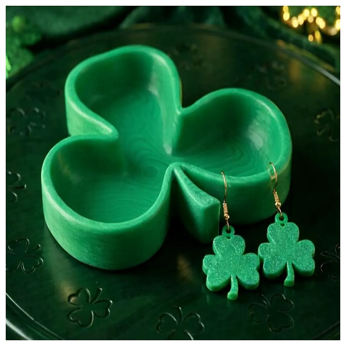 lucky charm tray for organizing small jewelry earrings storage organizer