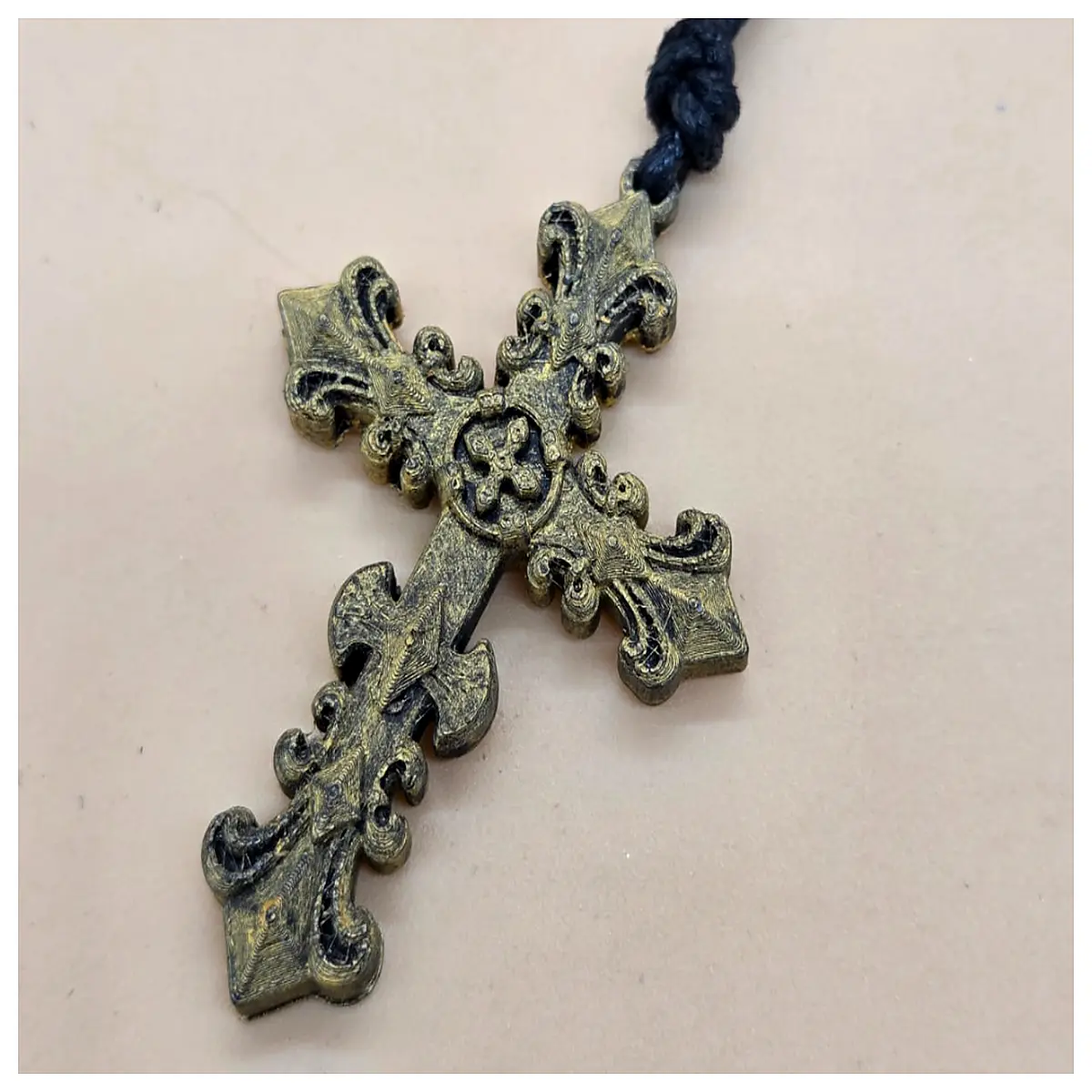 Decorative Cross Necklace Pendant Religious Cross Charm Biblical Cross Pendant Religious Jewelry Gift