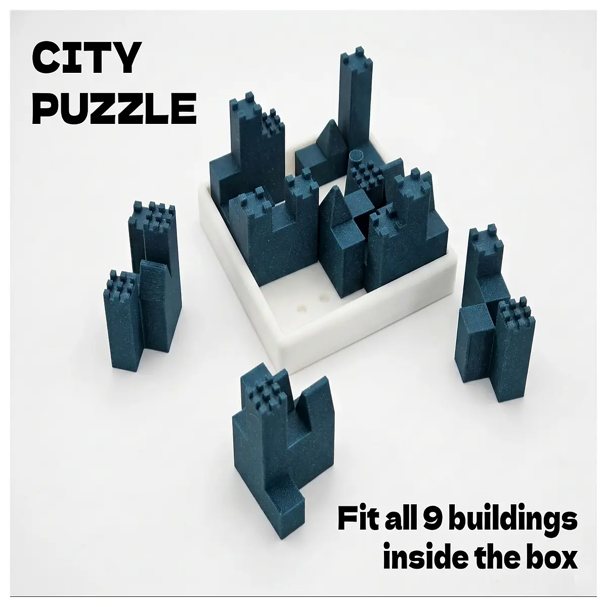 City Puzzle Brain Teaser Cognitive Challenge Fun Puzzle Children s Educational Game City Map Puzzle Family Entertainment
