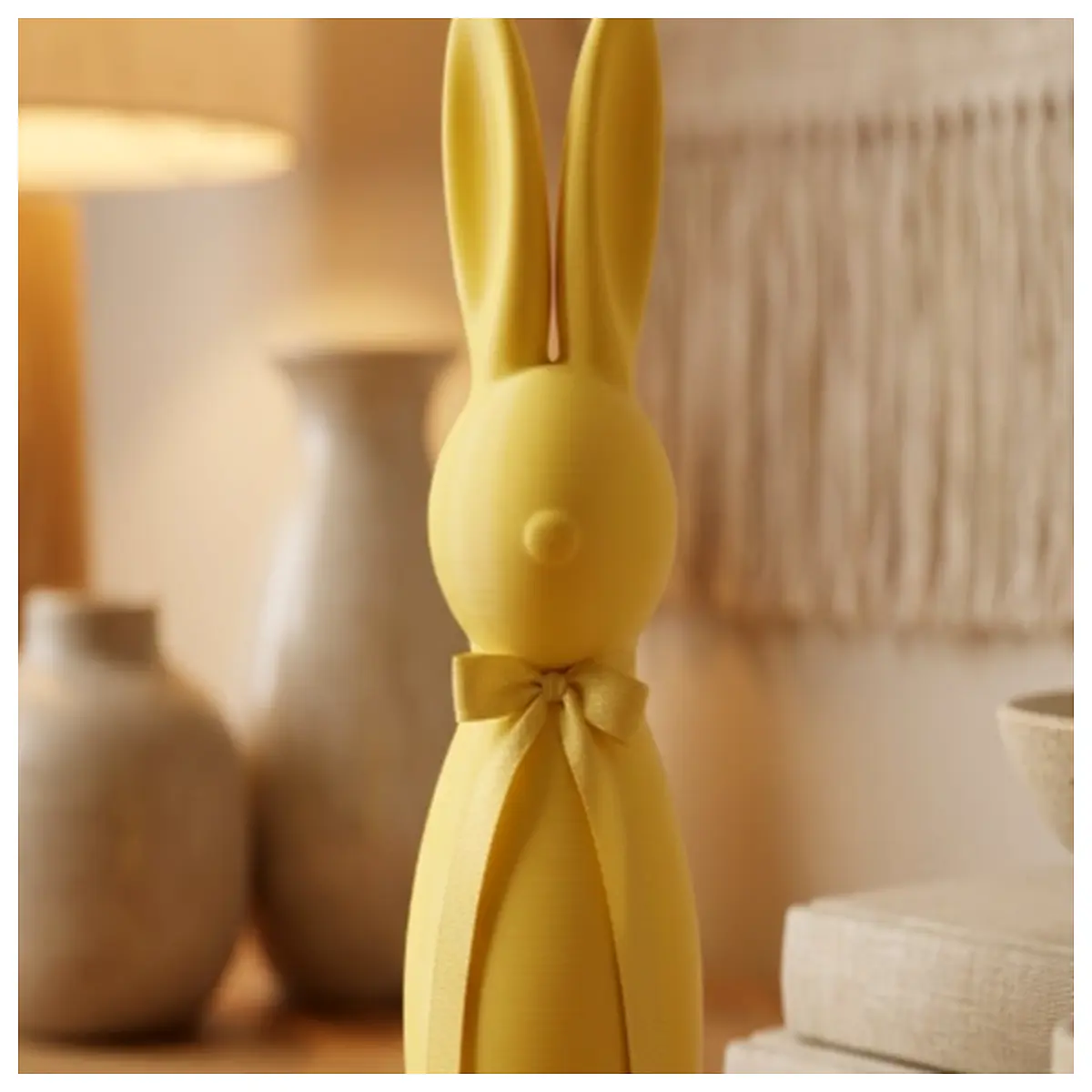 Modern Minimalist Easter Rabbit Figurine Festive Decoration Creative Home Decor Easter Gift Decorative Toy