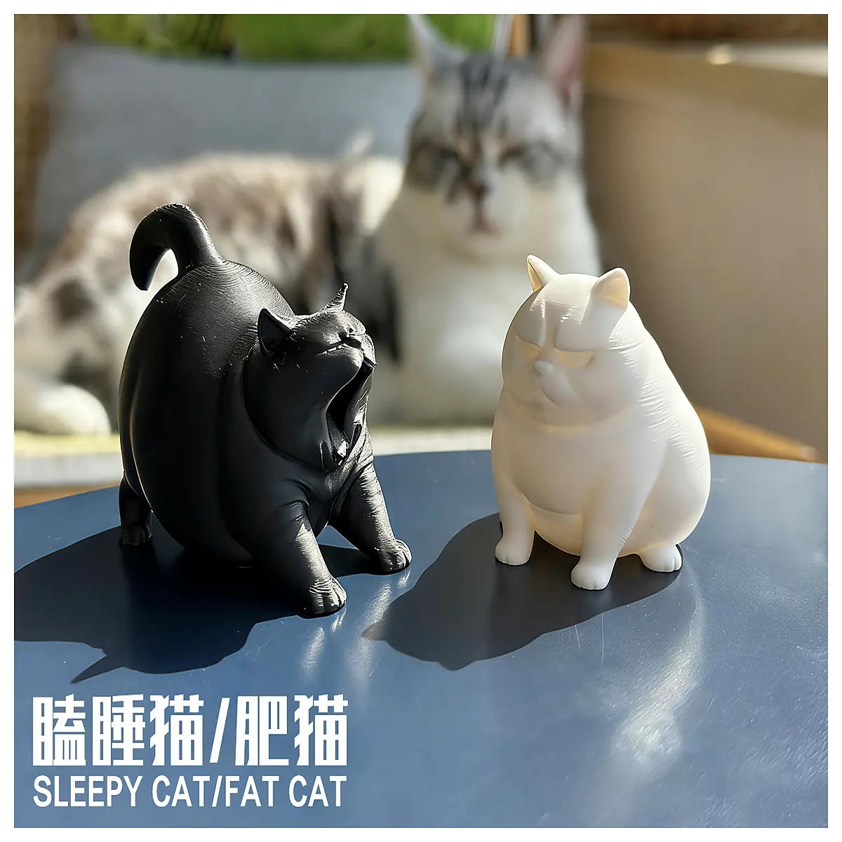 cute sleepy fat cat plush toy chubby napping animal stuffed doll soft hugging pet pillow for bed