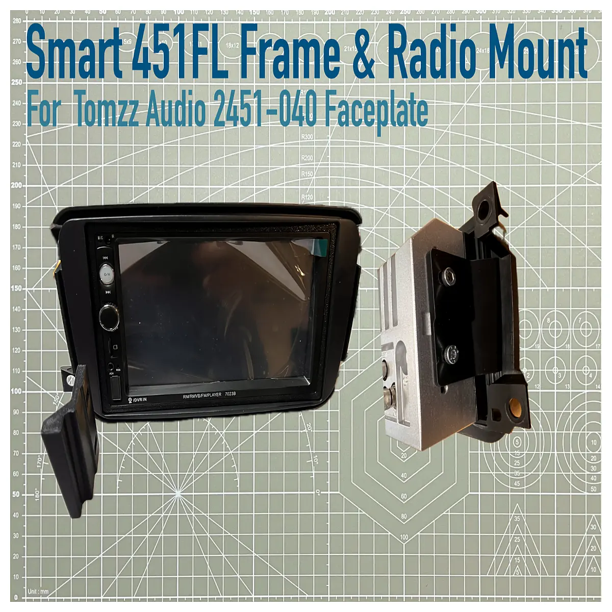 Smart 451 Radio Frame Side Supports Parts Accessories Receiver Structure Replacement Components
