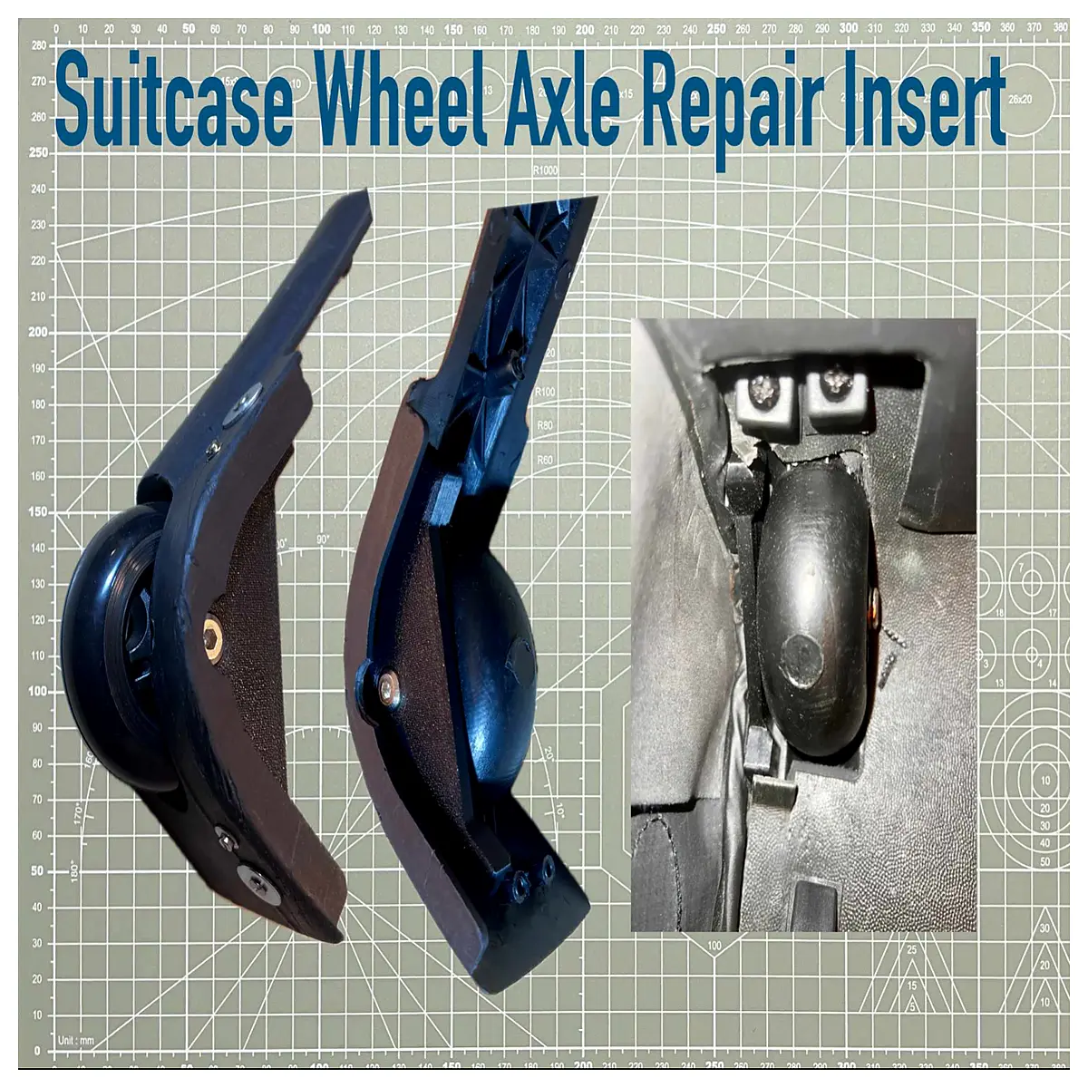 Suitcase Wheel Repair 6mm Wheel Bearing Repair Plug Wheel Fixing Accessories Rolling Bearing Repair