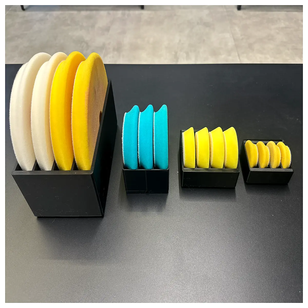 Polishing Pad Stand Gridfinity Desktop Organizer Grinding Tool Holder DIY Space Optimization Part Support