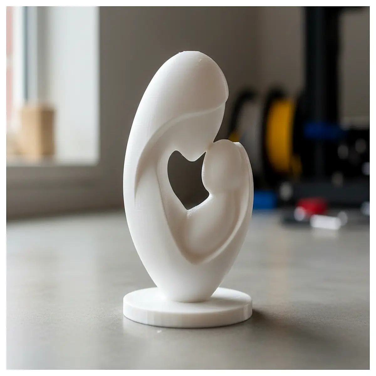 Mother Child Sculpture Memorial Gift Family Keepsake Mom Gift Emotional Sculpture Love