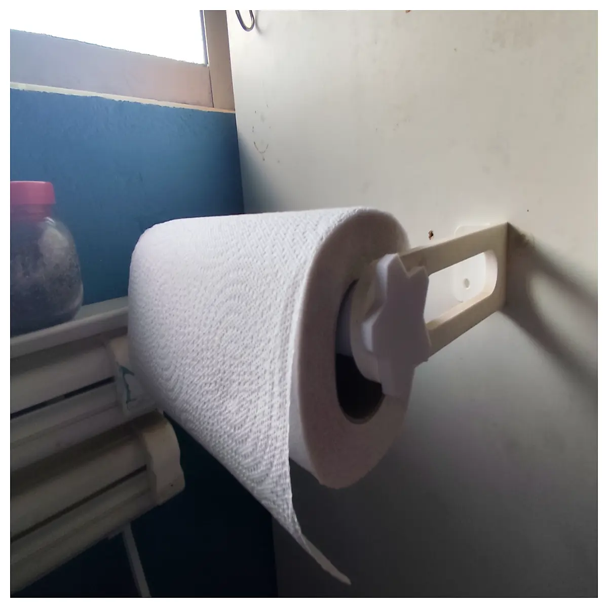Kitchen Paper Towel Display Stand Wall Mounted Shelf Paper Towel Holder Organizer Modern Multi Tiered Shelf Kitchen Storage