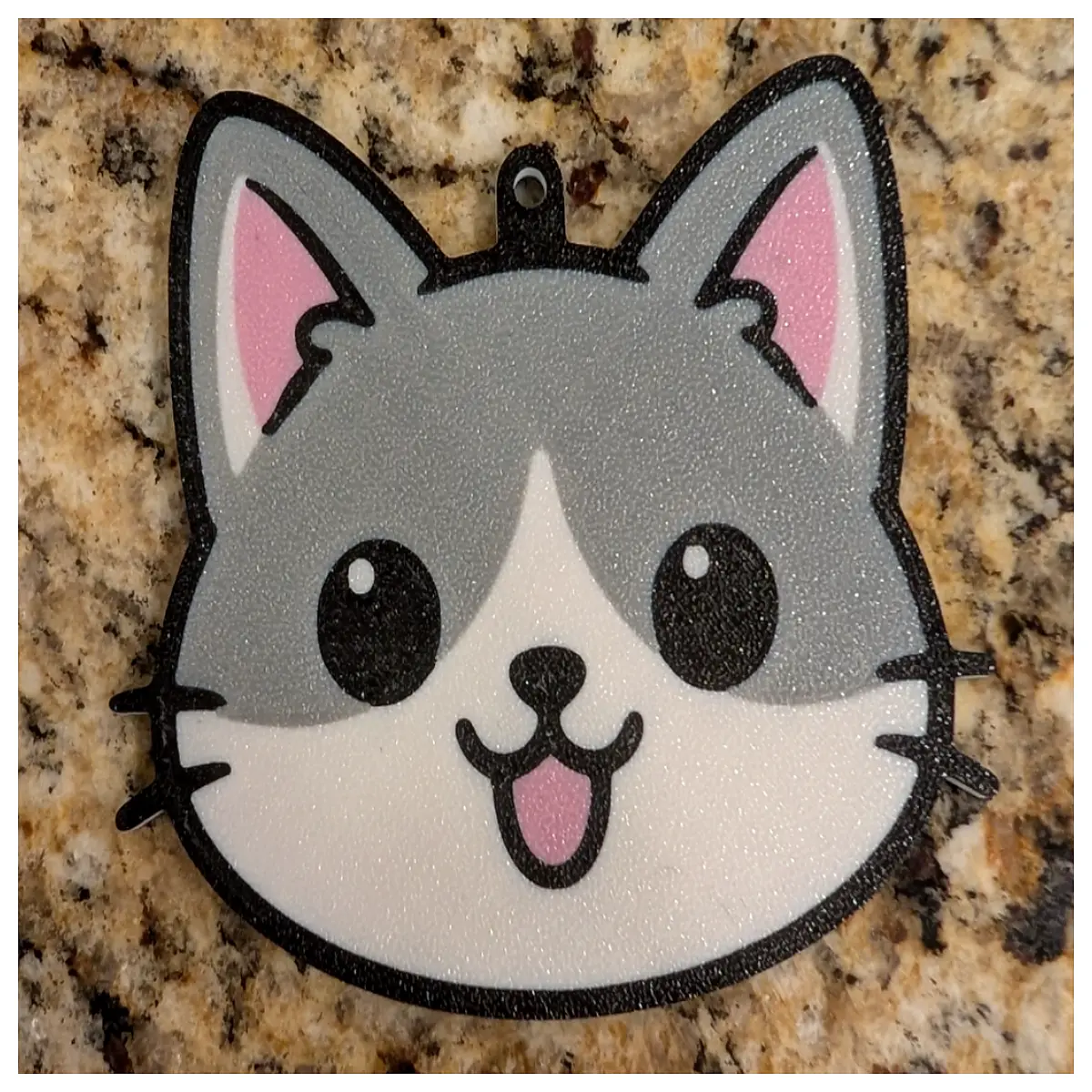 Cute Four Cat Charm Pet Memorial Cat Gift Lucky Charm Keychain Accessory Cat Pendant