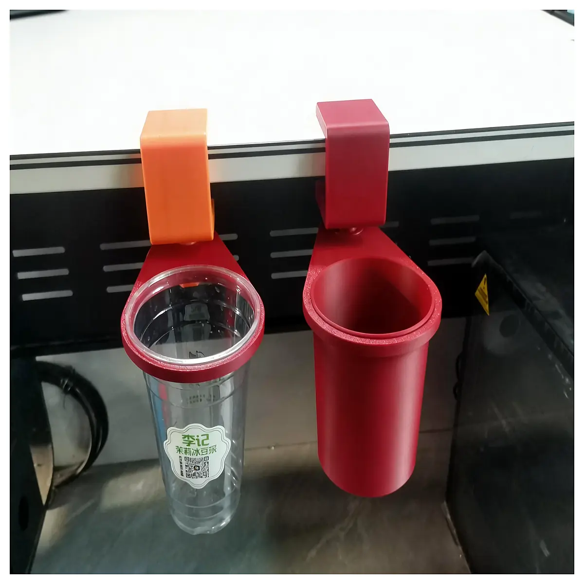 Rotating Teacup Trash Can 360 Degree Rotating Desktop Waste Bin Small Trash Can for Desk Creative Storage