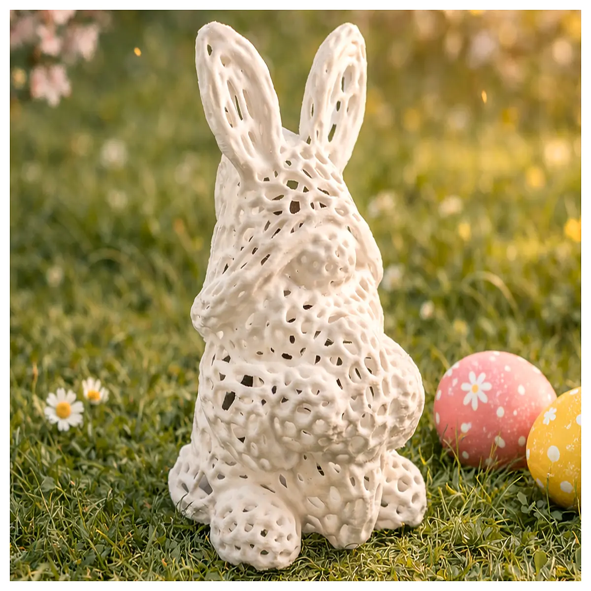 Voronoi Resurrection Goblin Easter Decoration Festive Gift Creative Home Decor Figurine Easter Toy