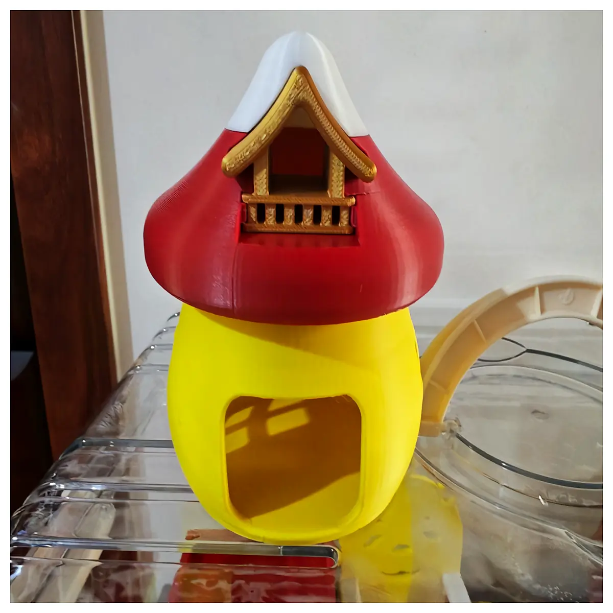 Hamster House Blue Elf House Pet House Small Hamster House Sleeping House Toy Training Suitable for Small Hamsters