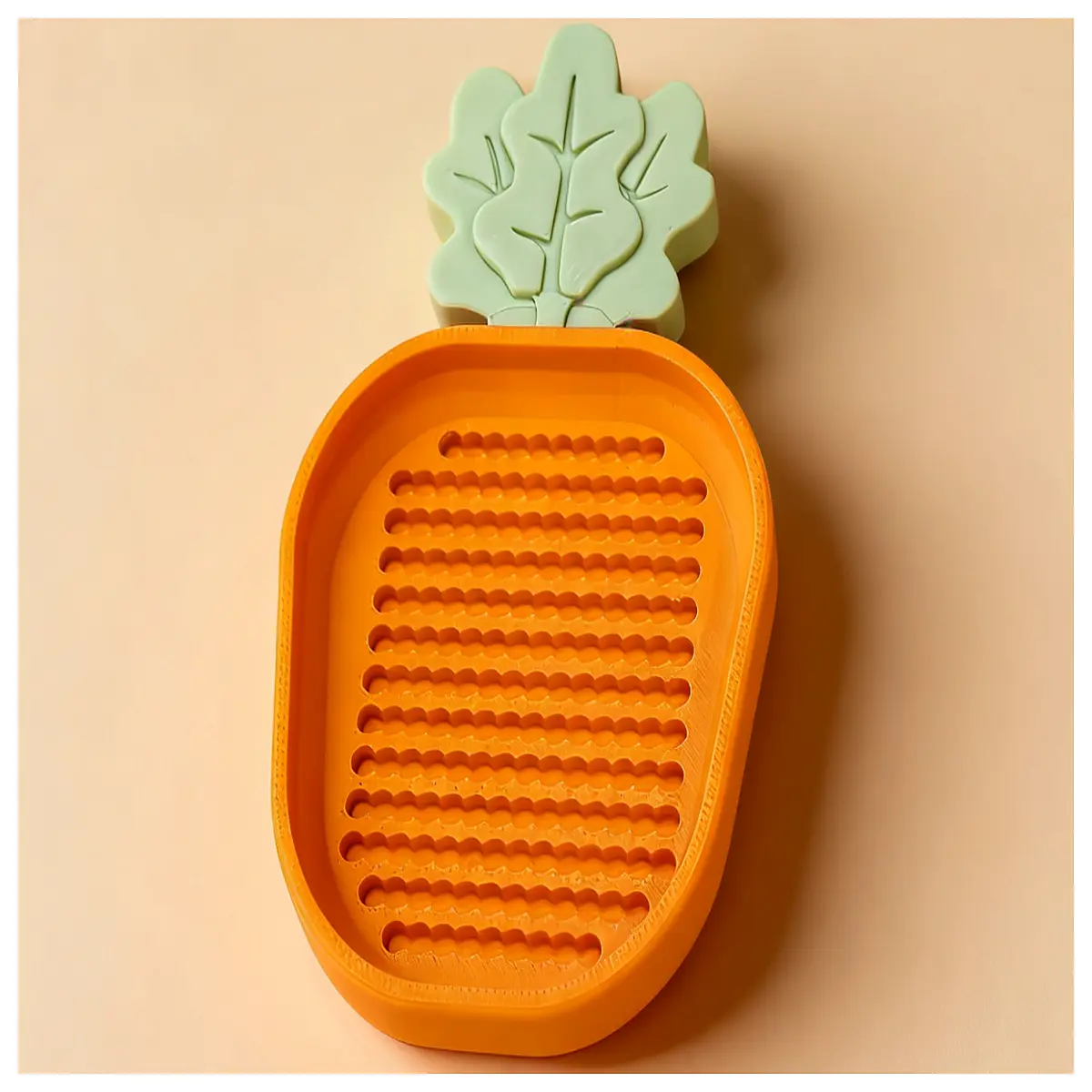 Carrot Digger Scoop Stackable Cartoon Design Kids Bean Spreading Bowl with Handle Toddler Kitchen Tools