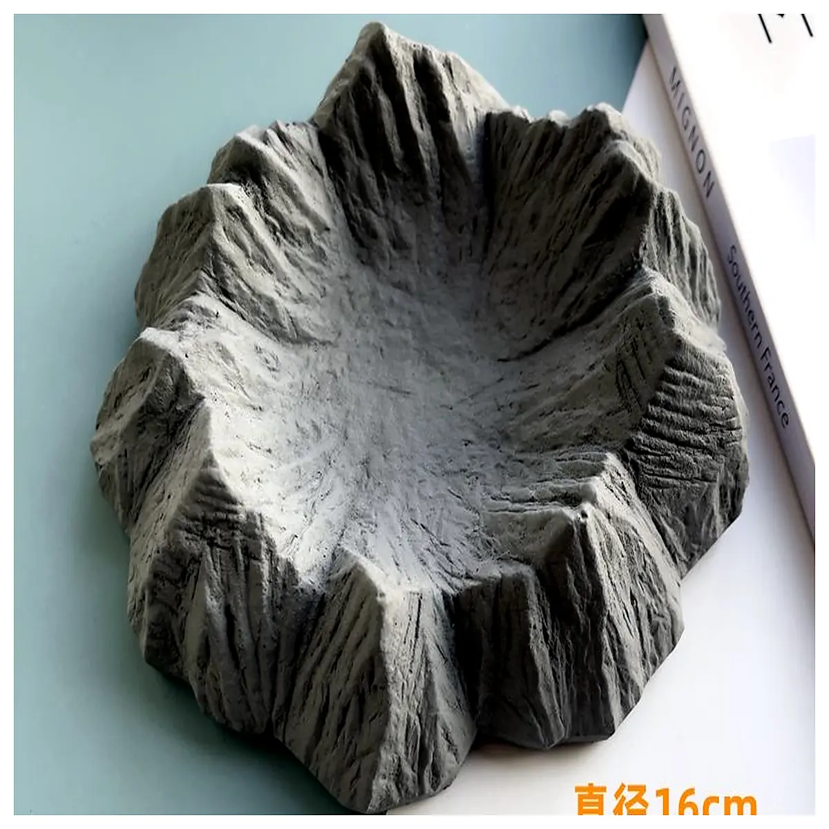 Volcanic Landscape Storage Box Outdoor Adventure Organizer Hiking Camping Gear Landscape Display Exploration Supplies