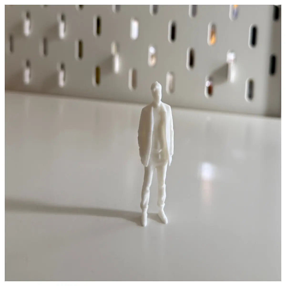 Miniature Casual Male Model Toy Realistic Figure Model Scene Decoration Collectible Desktop Display Character Model