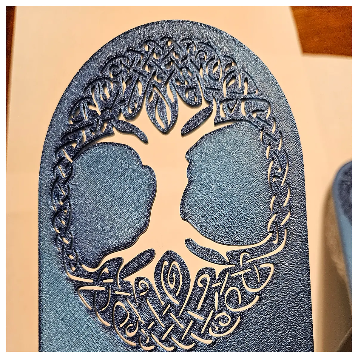 Tree of Life Book Stand Complex Design Book Protection Decorative Display Art Collectible