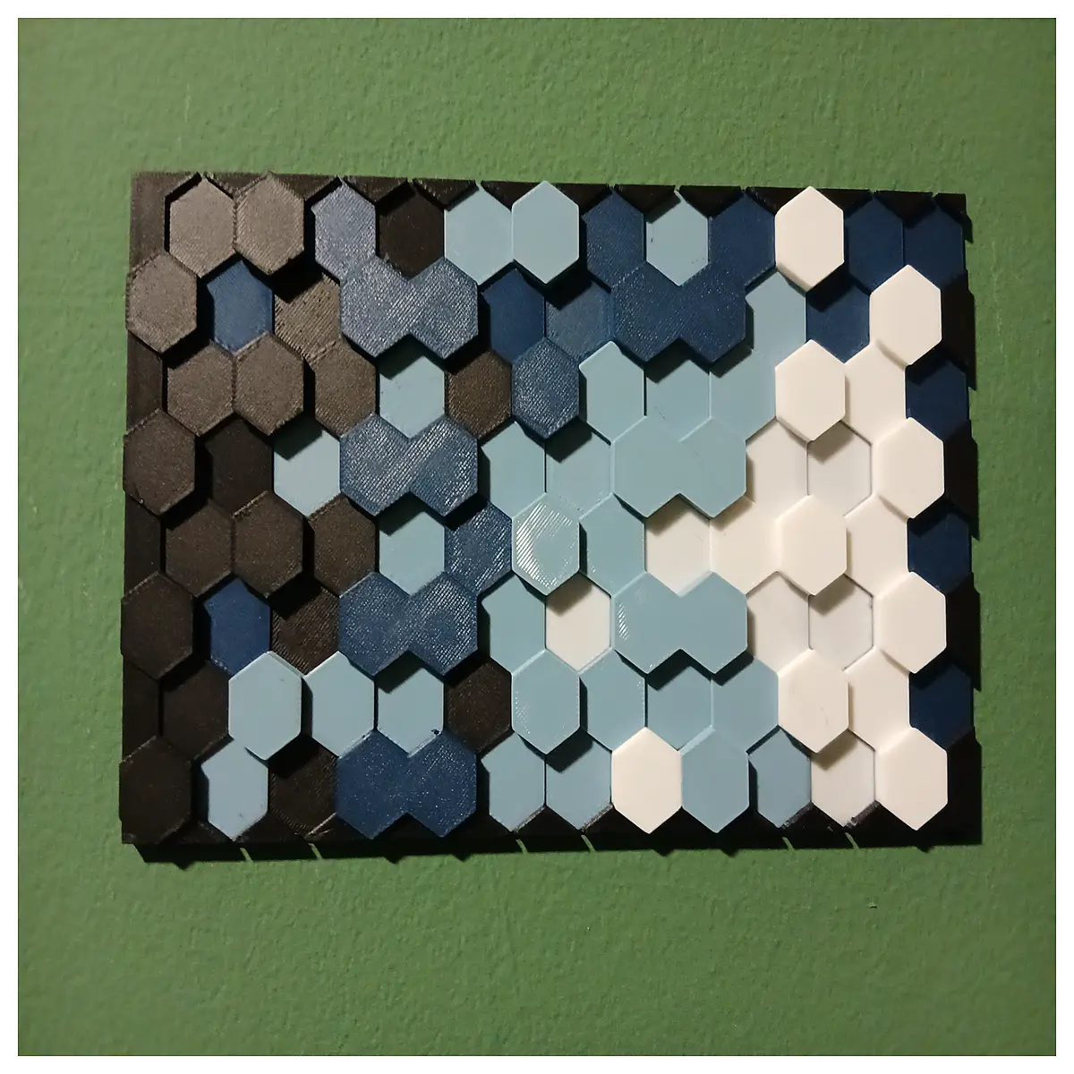Hexagon Wall Panel Art Geometric Decor Hanging Modern Living Room Bedroom Wall Art Wall Mounting Accessories