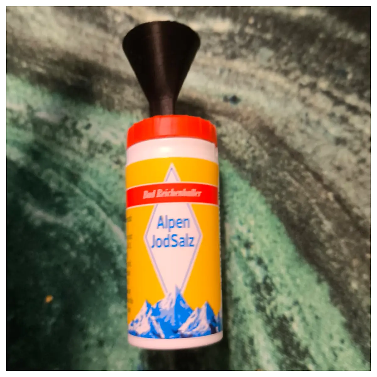 funnel for salt cellar refill mini bader reithal style kitchen accessories