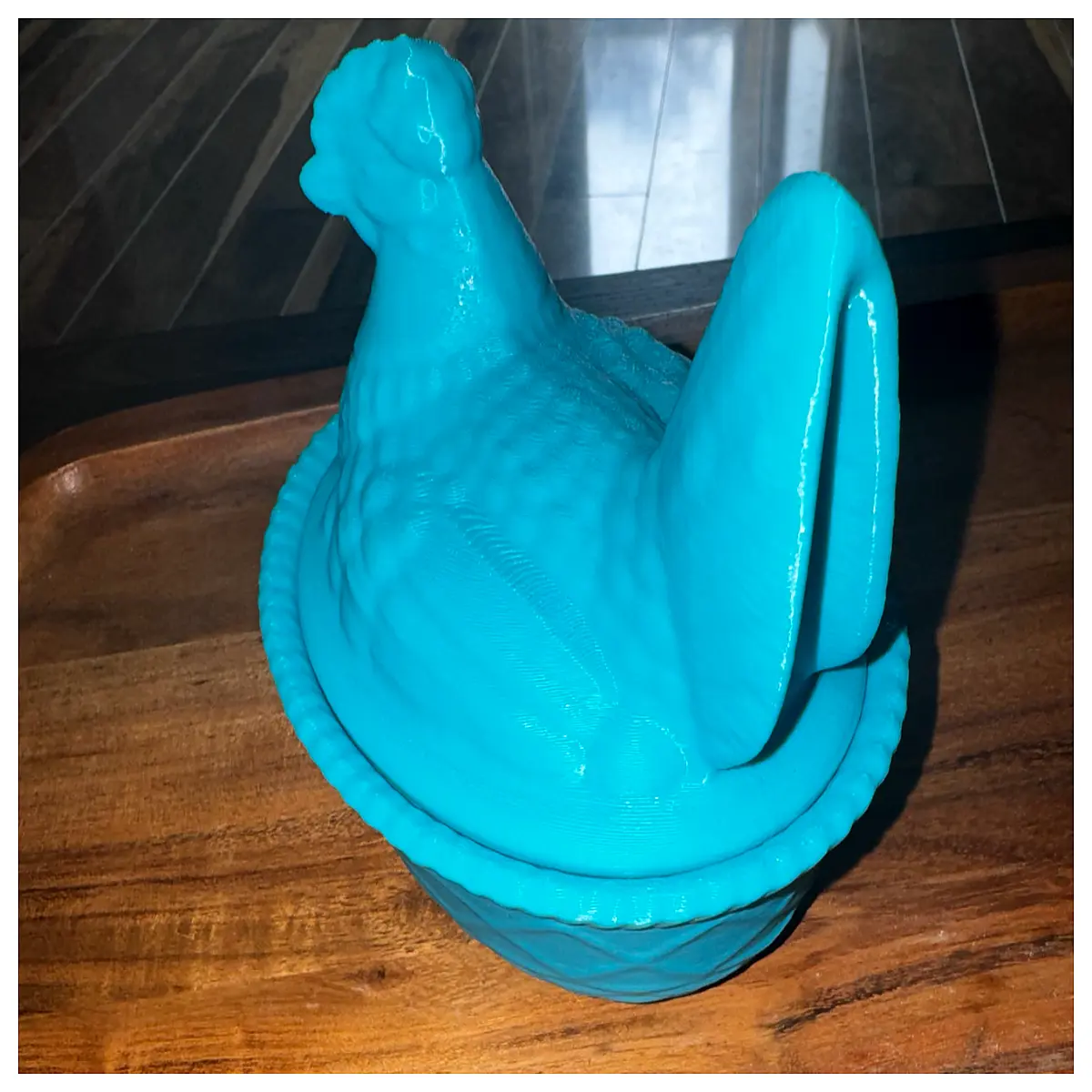 Westmorland 3D Scan Hen in Nest Model Toy Collectible Realistic Chicken Animal Figurine Decoration Bird Model