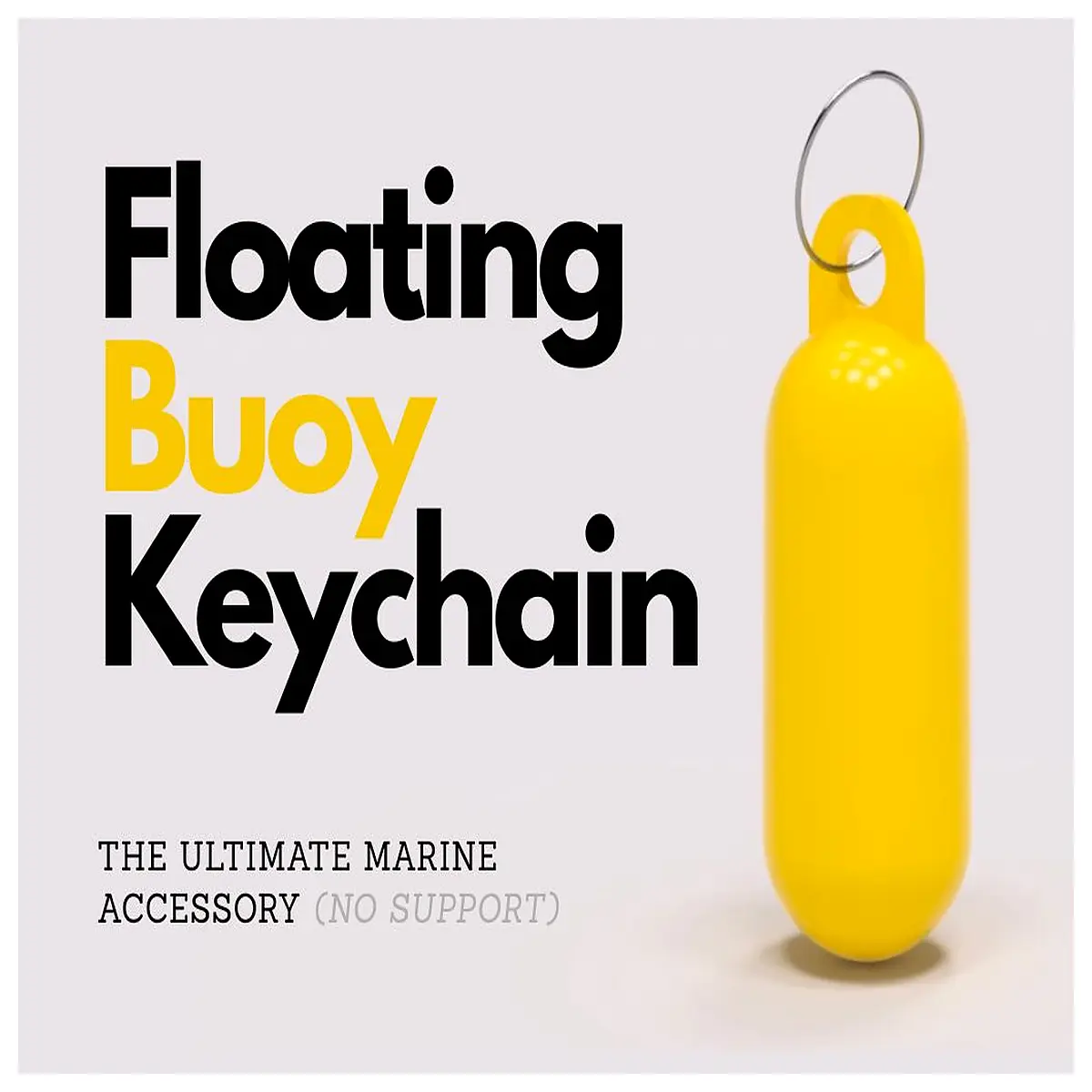 Buoy Keychain Ultimate Marine Accessory Diving Gear Water Sports Waterproof Decoration Ocean Enthusiast Essential