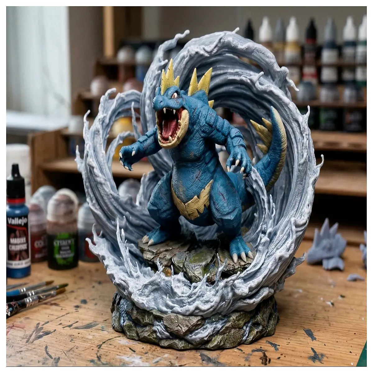 Daiku Ryu Tornado Fury 3D Model Anime Figure Collectible Display Model Realistic Trend Accessory