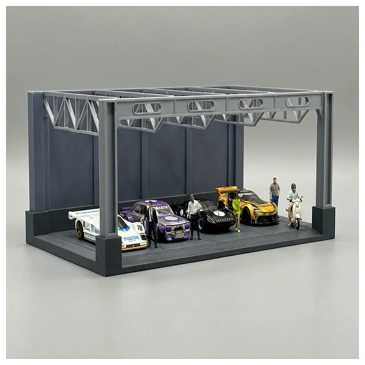 Open Garage Exhibition Hall Models Architectural Display Commercial Spaces Exhibition Halls Car Display Building Models Scene Models 3D Models Archite
