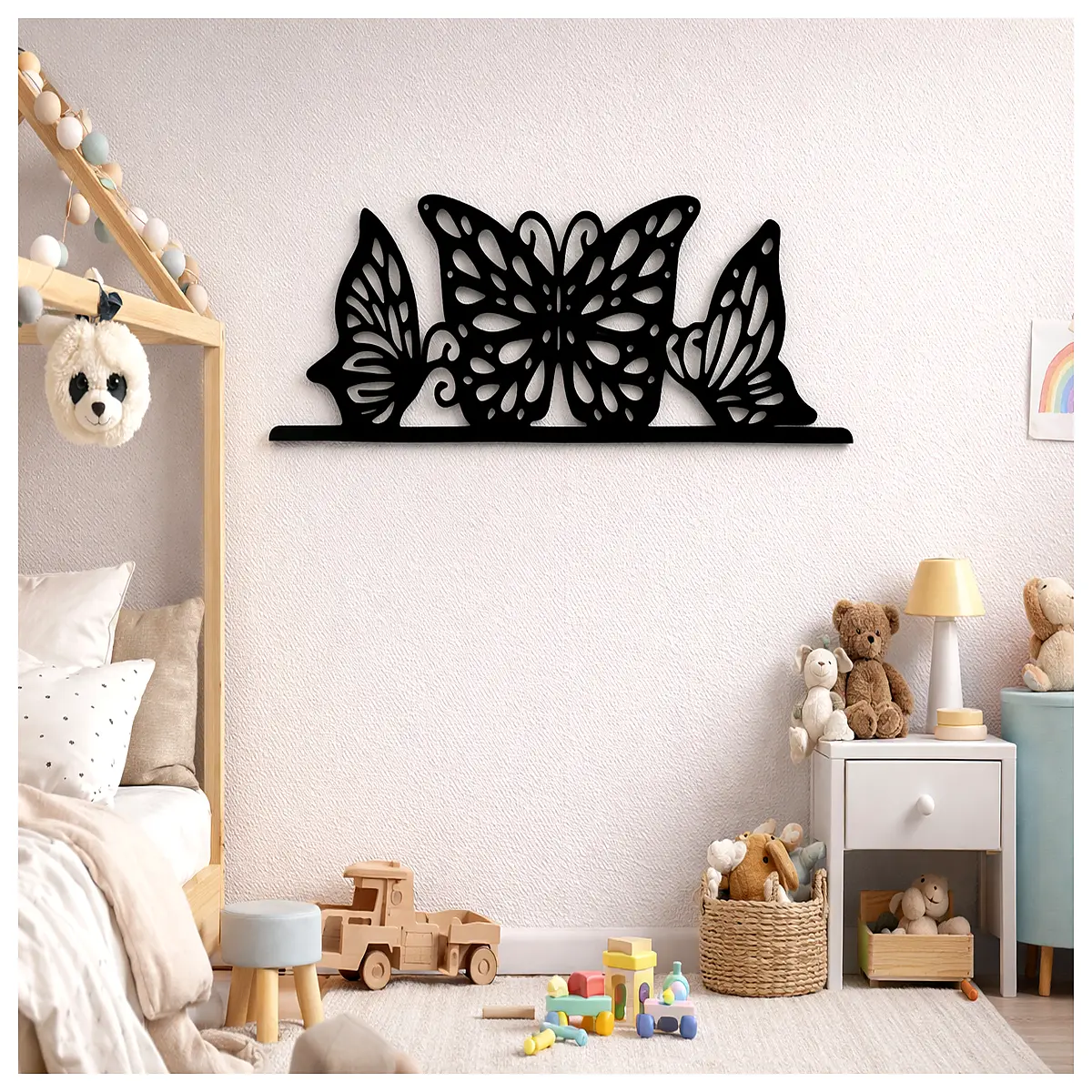 Silhouette Wall Decor Shadow Art Mural Room Decoration Wall Stickers Creative Home Wall Art Shadow Wall Decoration