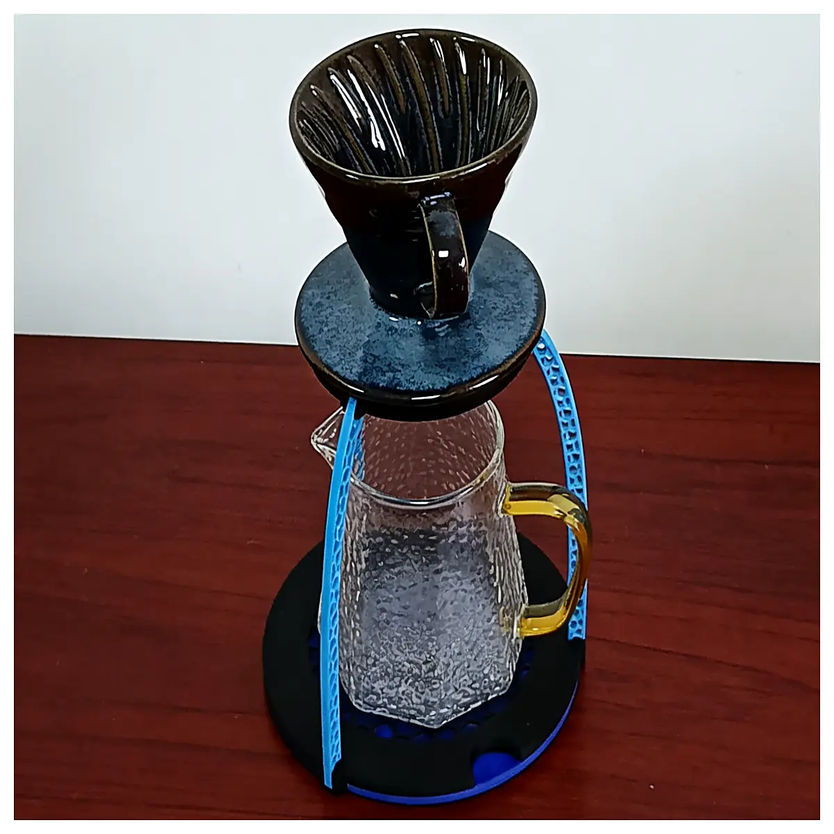 Pour Over Coffee Stand Coffee Brewing Accessories 80ml Filter Holder Drip Tray Coffee Accessories