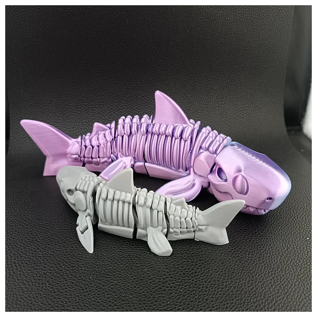Moving Skeleton Shark Toy Articulated Marine Animal Model Kids Educational Toys Aquarium Decoration Shark Accessories