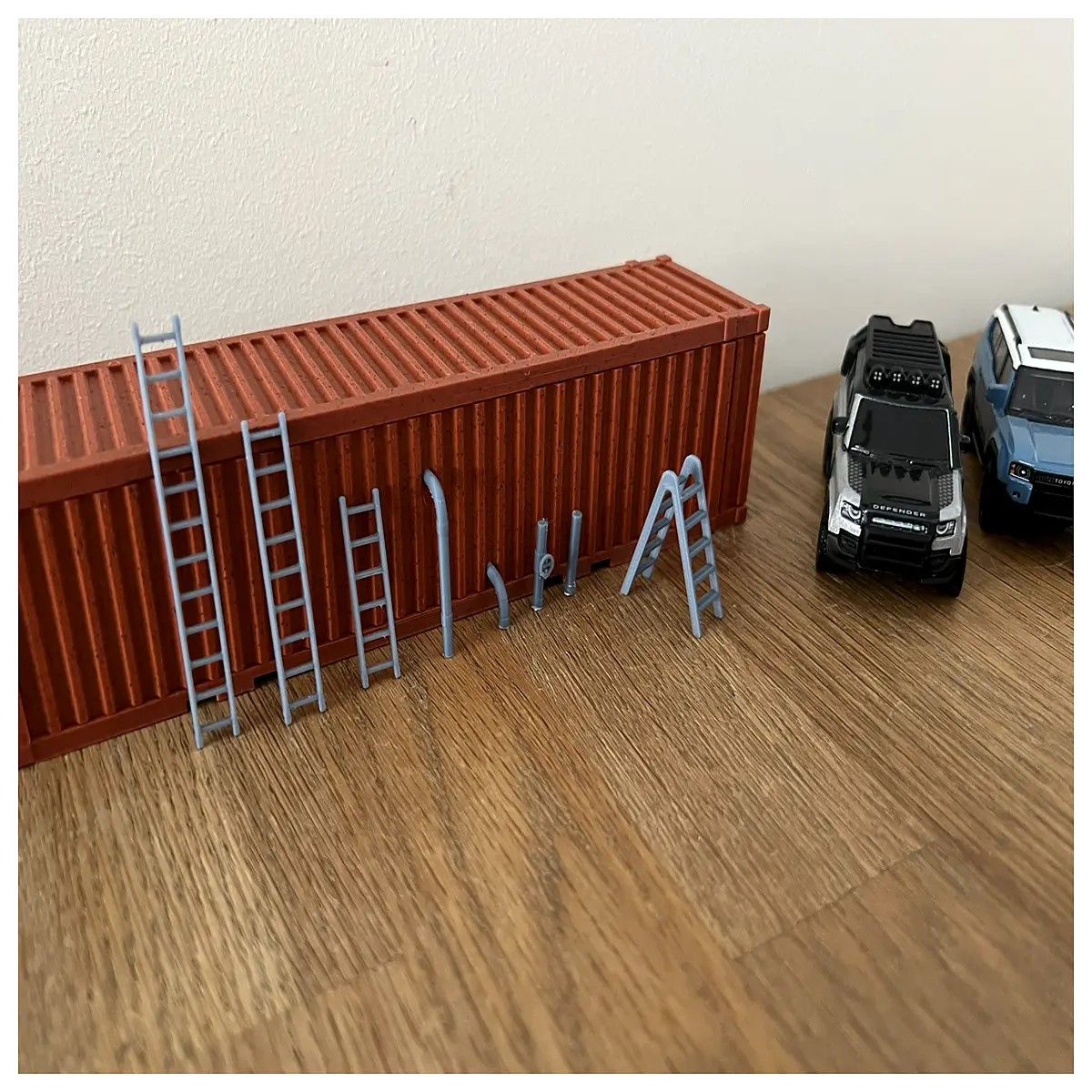 Model Toys Ladder Pipe 164 Siku Toy Car Accessories Assembly Toys Building Blocks