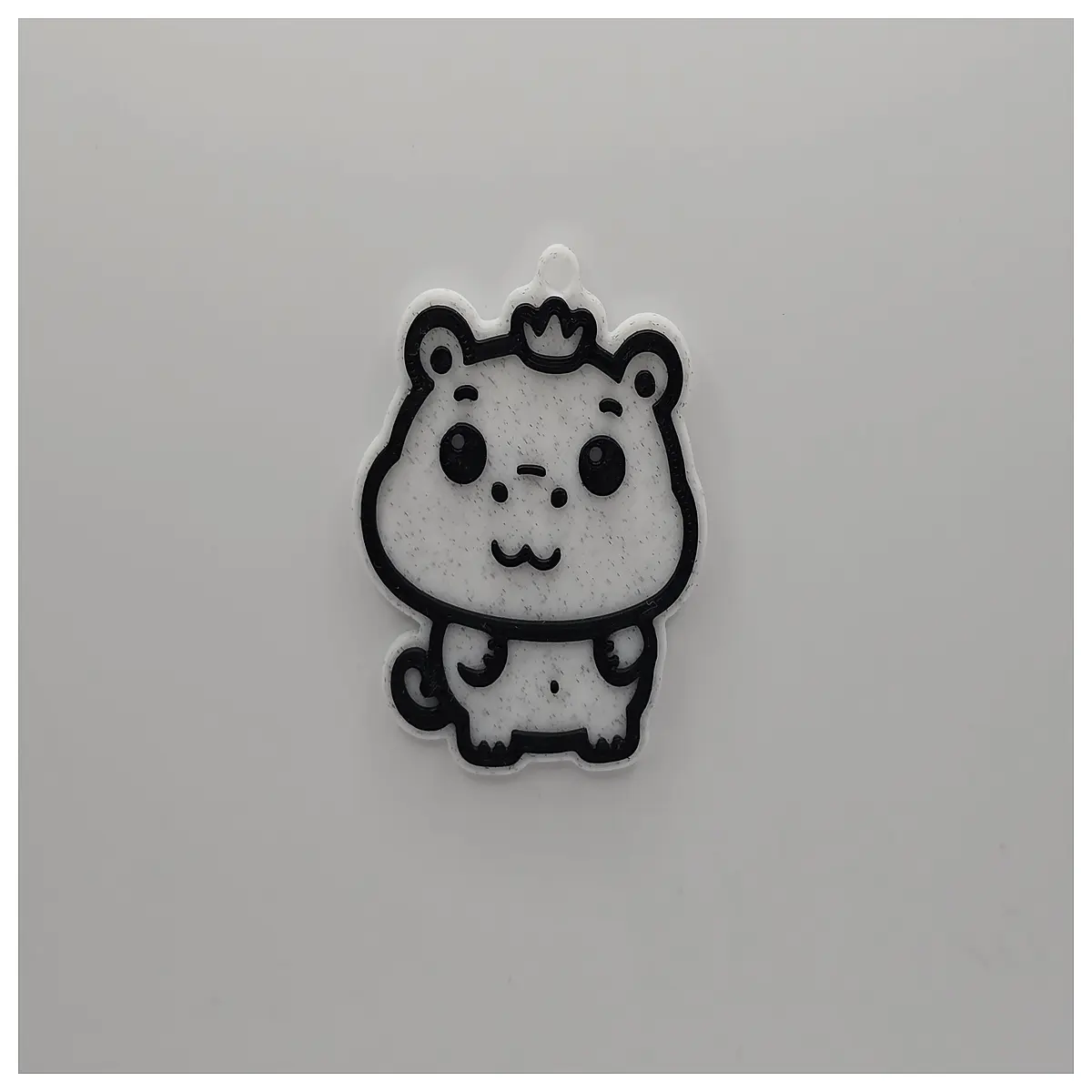 Cute Hippo Keychain Water Buffalo Charm Novelty Gift Pet Memorial Key Chain Decoration
