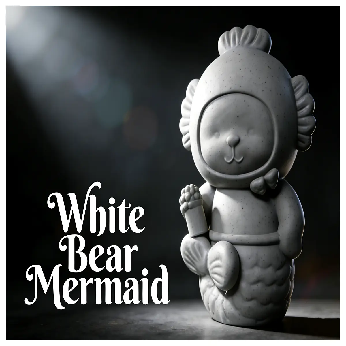 Polar Bear Sculpture Outdoor Decoration Garden Art Animal Statue Yard Ornament Sculpting Accessories