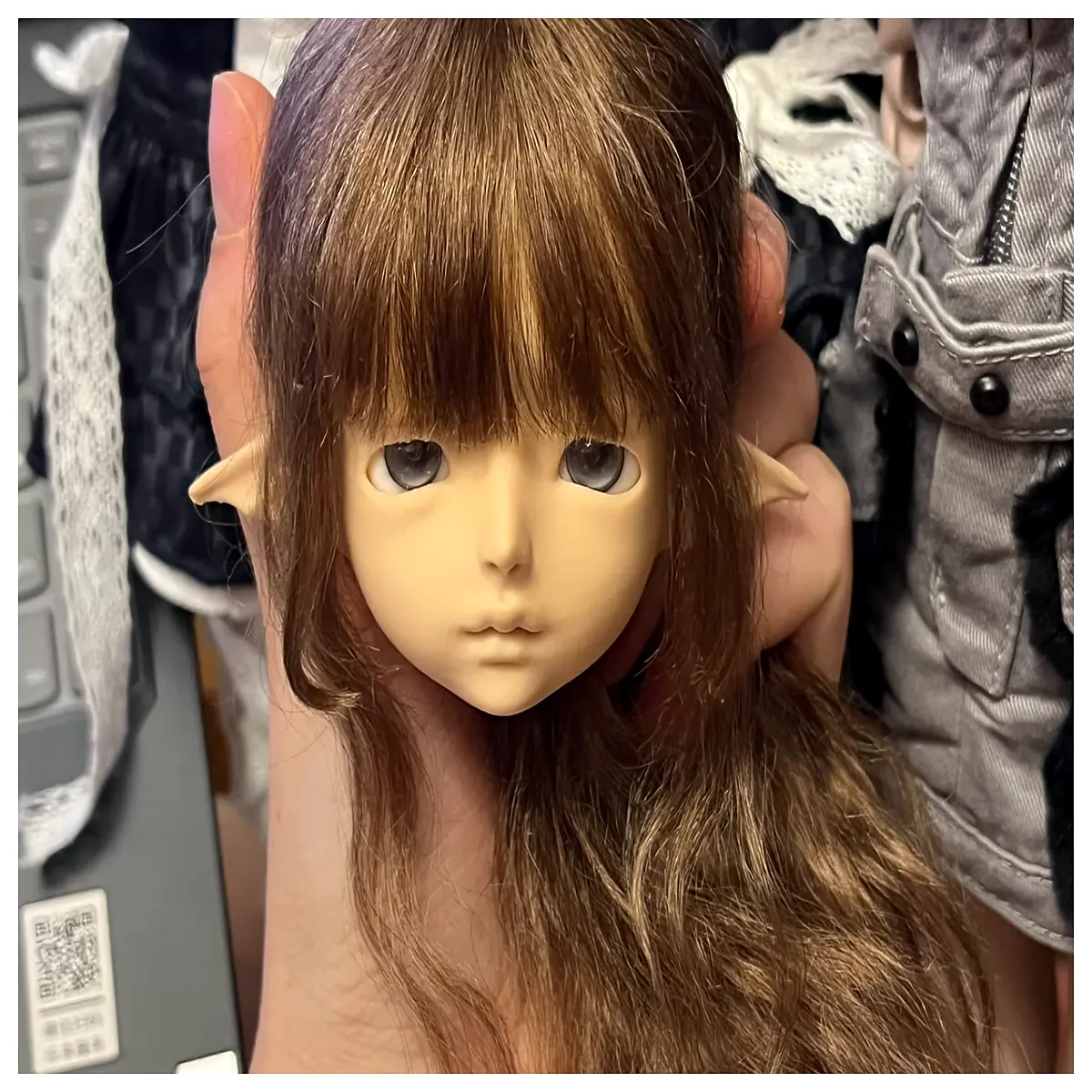 Mermaid Xiao Yu BJD Head Model Doll Accessory Figurine Anime Character Collection Replacement Head Toy