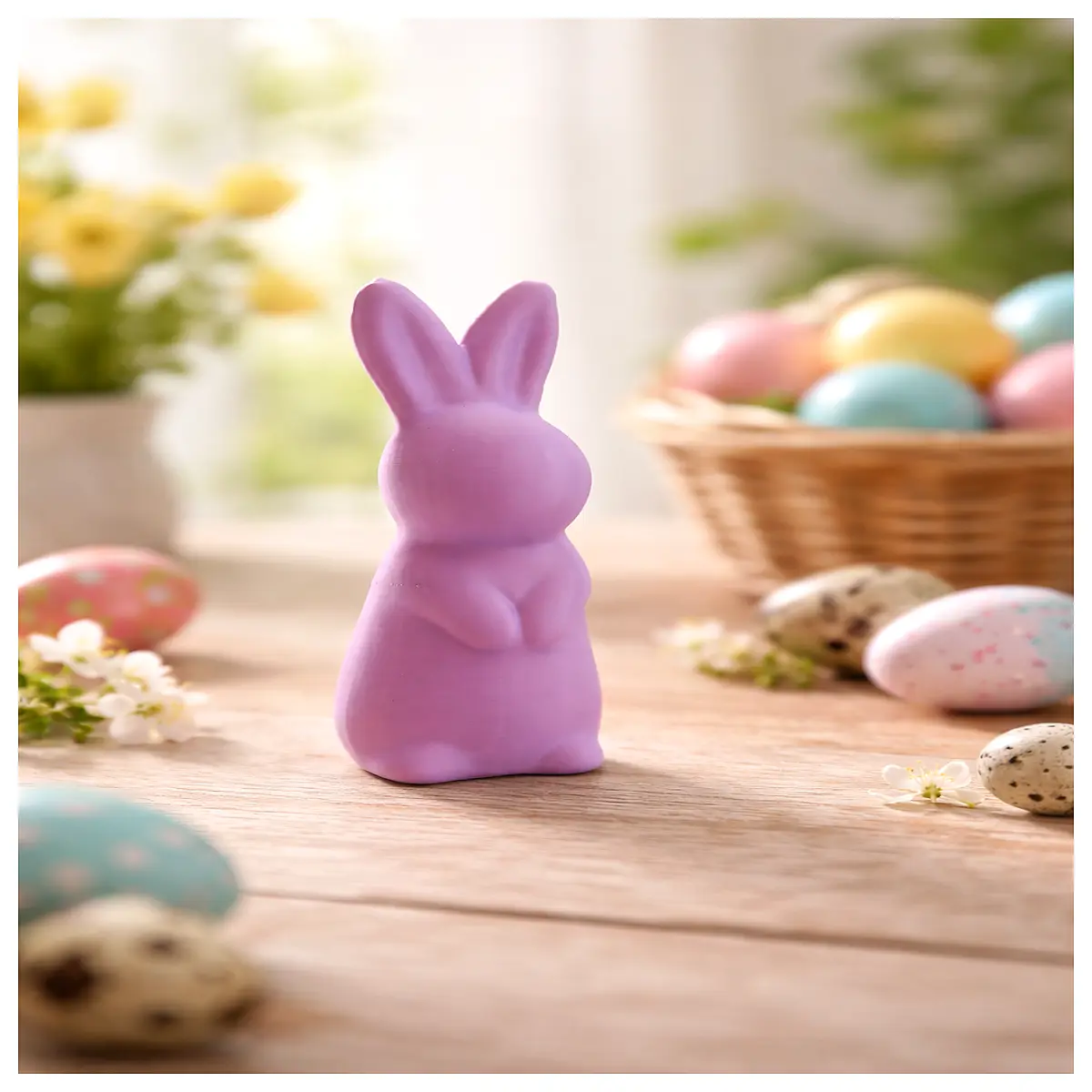 rubber easter bunny toy soft squeeze stress relief rabbit kids spring holiday party favor novelty funny animal gag gift