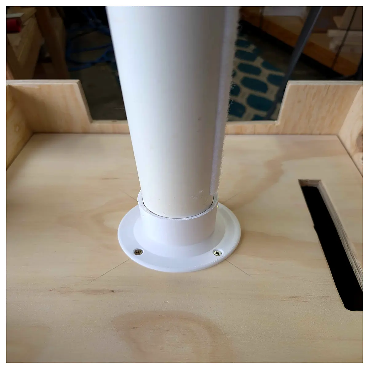 2 inch pvc flange fitting slip x slip schedule 40 80 water drainage pipe connector gasket seal