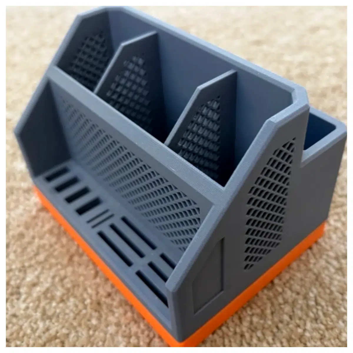 Durable Desk Pen Holder Organizer Multi Function Shelf Office Supplies Storage Home Decor Accessory