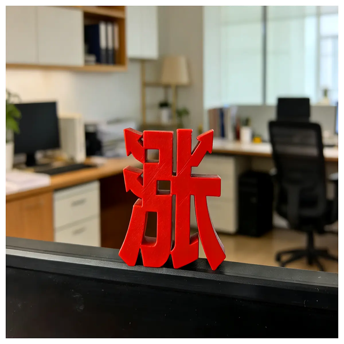 Creative Art Desktop Figurines Computer Decoration Wishing Your Stock Funds Precious s Thrive
