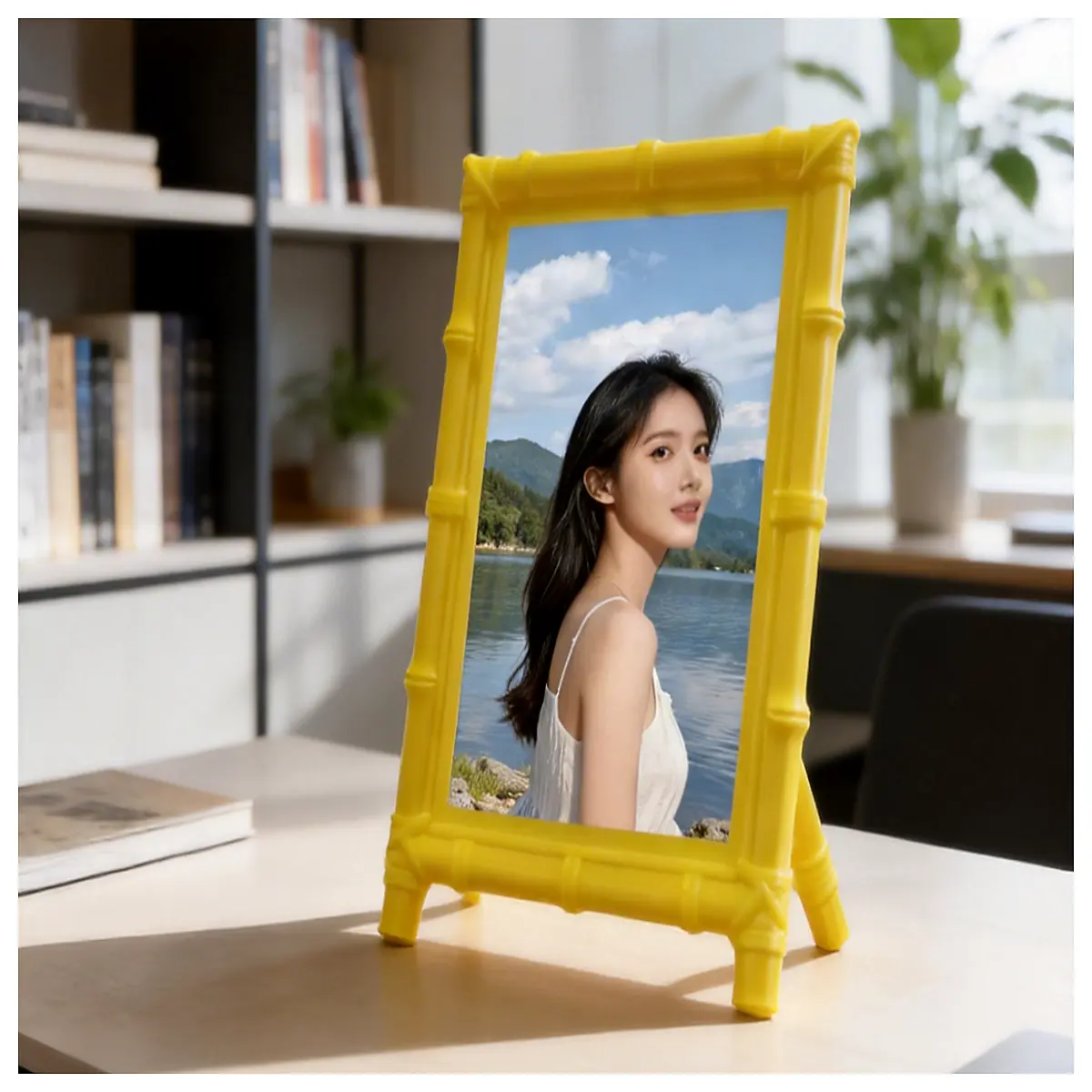 Woven Photo Frame Wall Decor Creative Home Accent Art Photo Wall Decorative Wall Hanging Wall Art