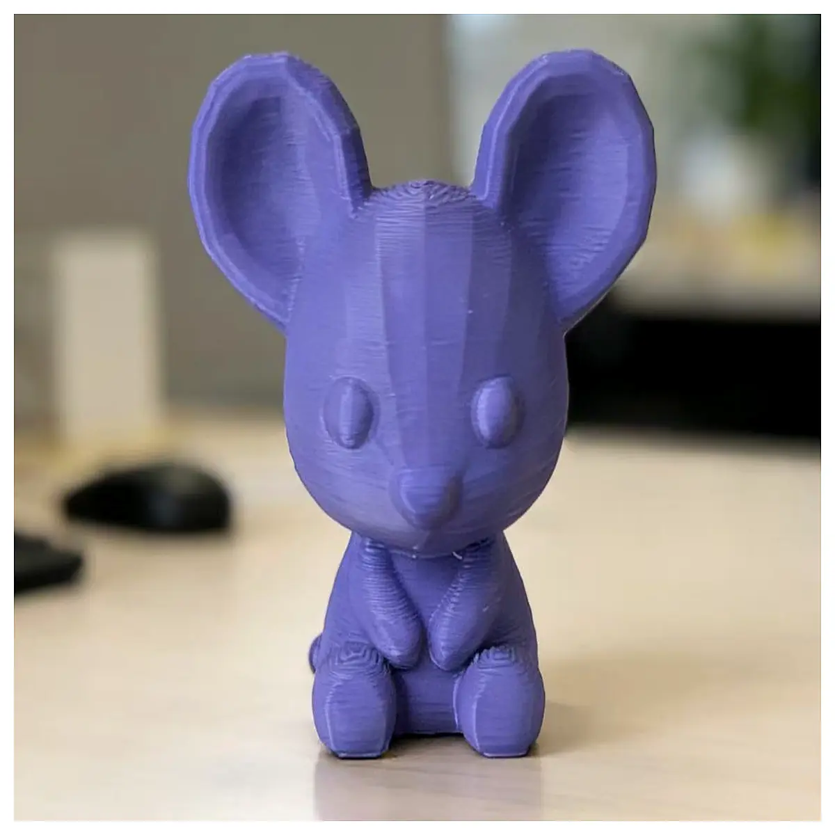 Cute Purple Figurine Collectible Model Desk Decoration Anime Toy Pastel Accessory Gift
