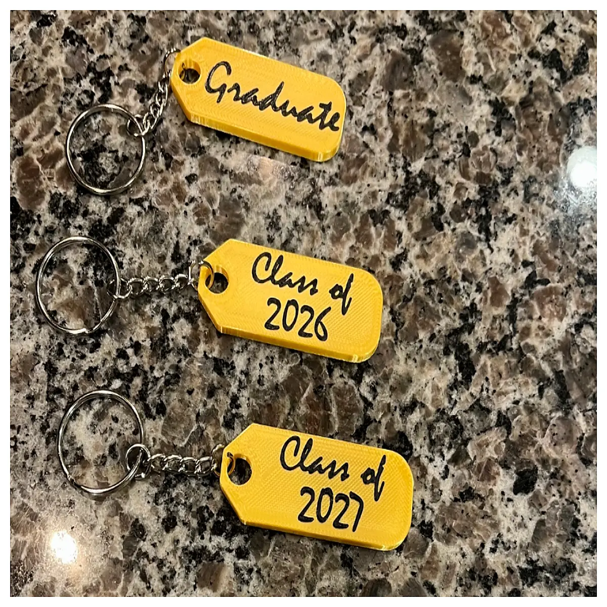 Graduation Keychain 2026 2027 2028 2029 Class Graduation Gift Commemorative Item Student Decoration