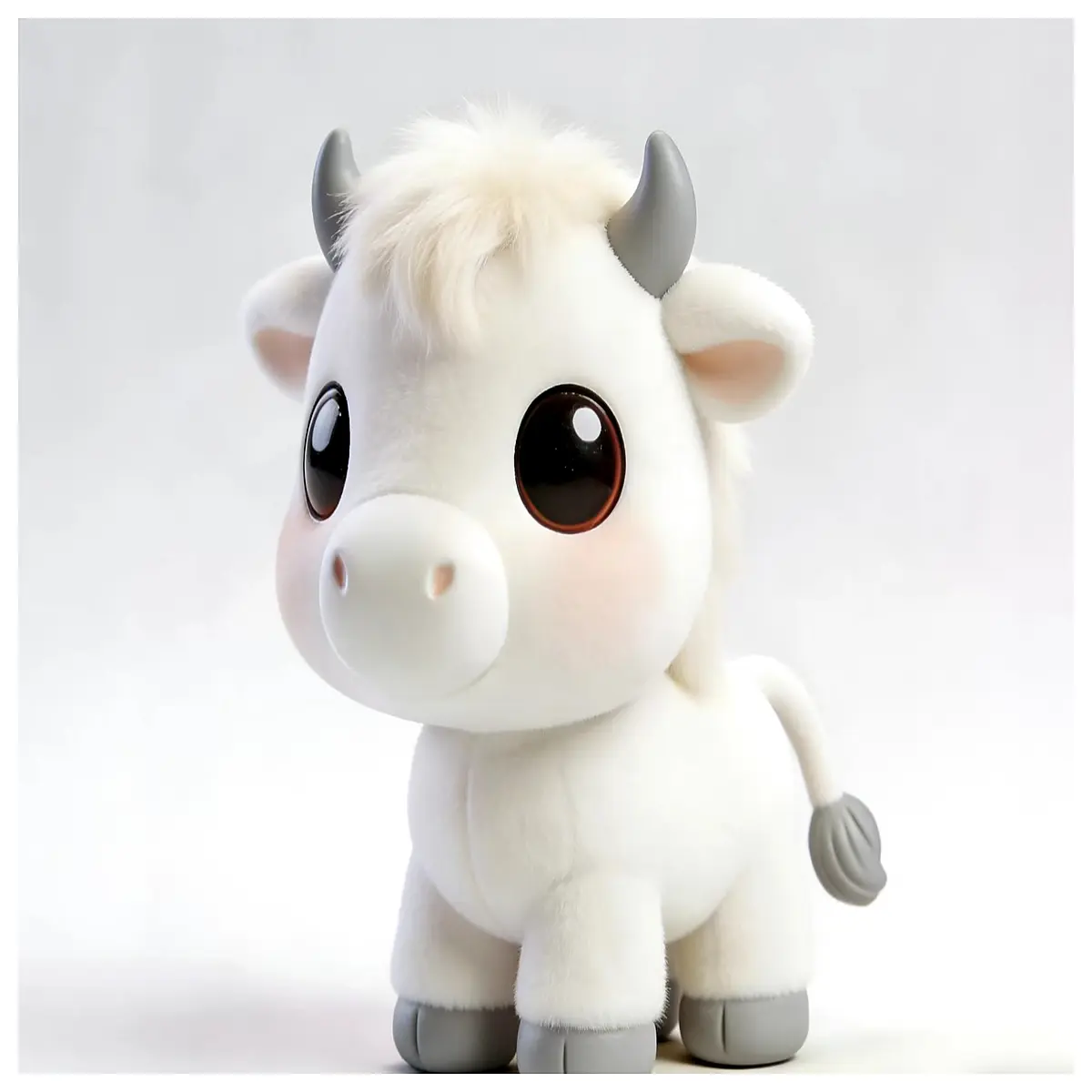 XiaoNiu NiuNiu Zodiac Bull Toy Accessories Simulation Model Pet Accessories Character Model Doll Accessories Replacement Parts Animal Toys