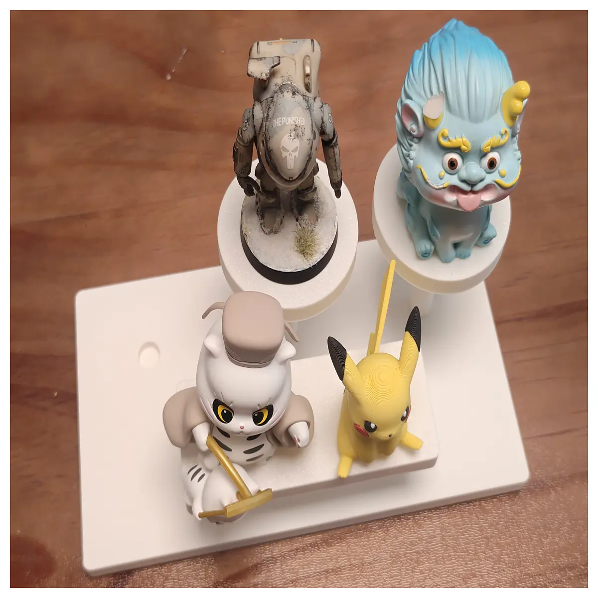 acrylic case for figures collectible toy organizer shelf anime statue storage box with lid clear plastic cover for action figures
