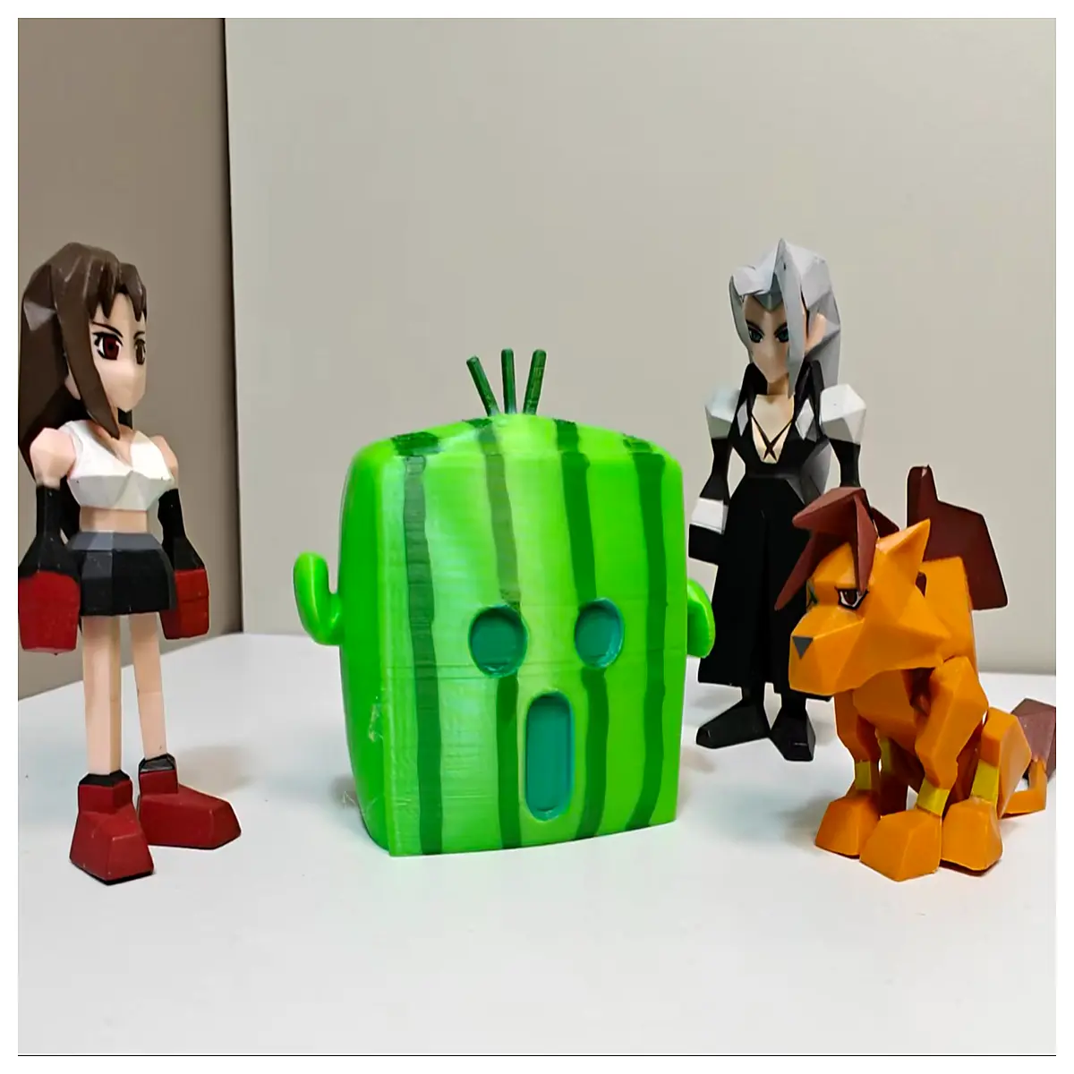 Tactics Cactus Game Accessory Character Decoration Collectible Item RPG Merchandise