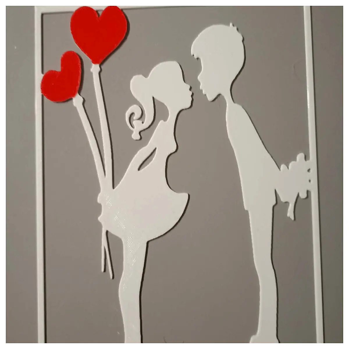 couple holding balloons romantic anniversary gift valentines day props photo shoot ideas