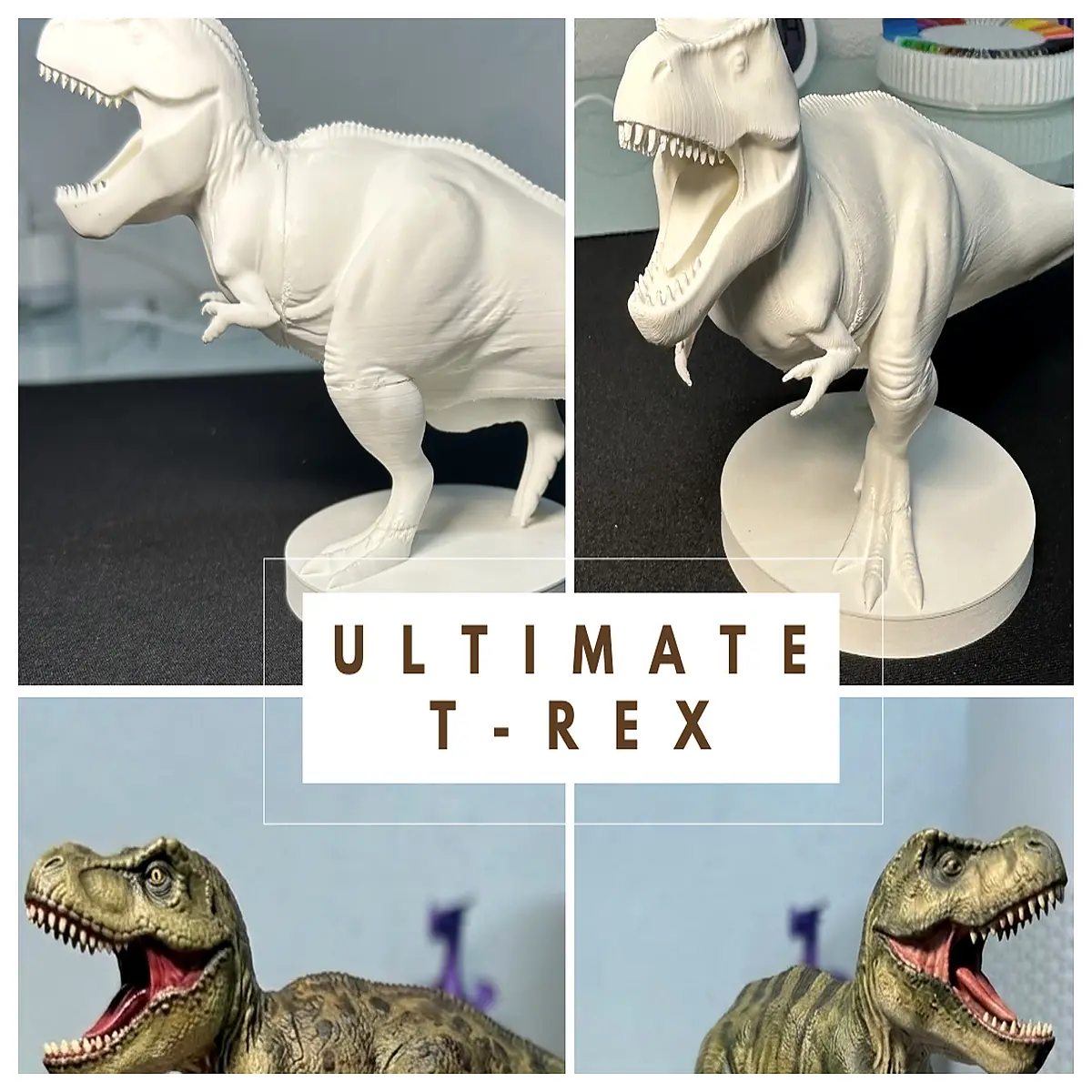 Ultimate T Rex Desktop Toy Dinosaur Model Dinosaur Collection T Rex Figure Prehistoric Creature Desktop Decoration