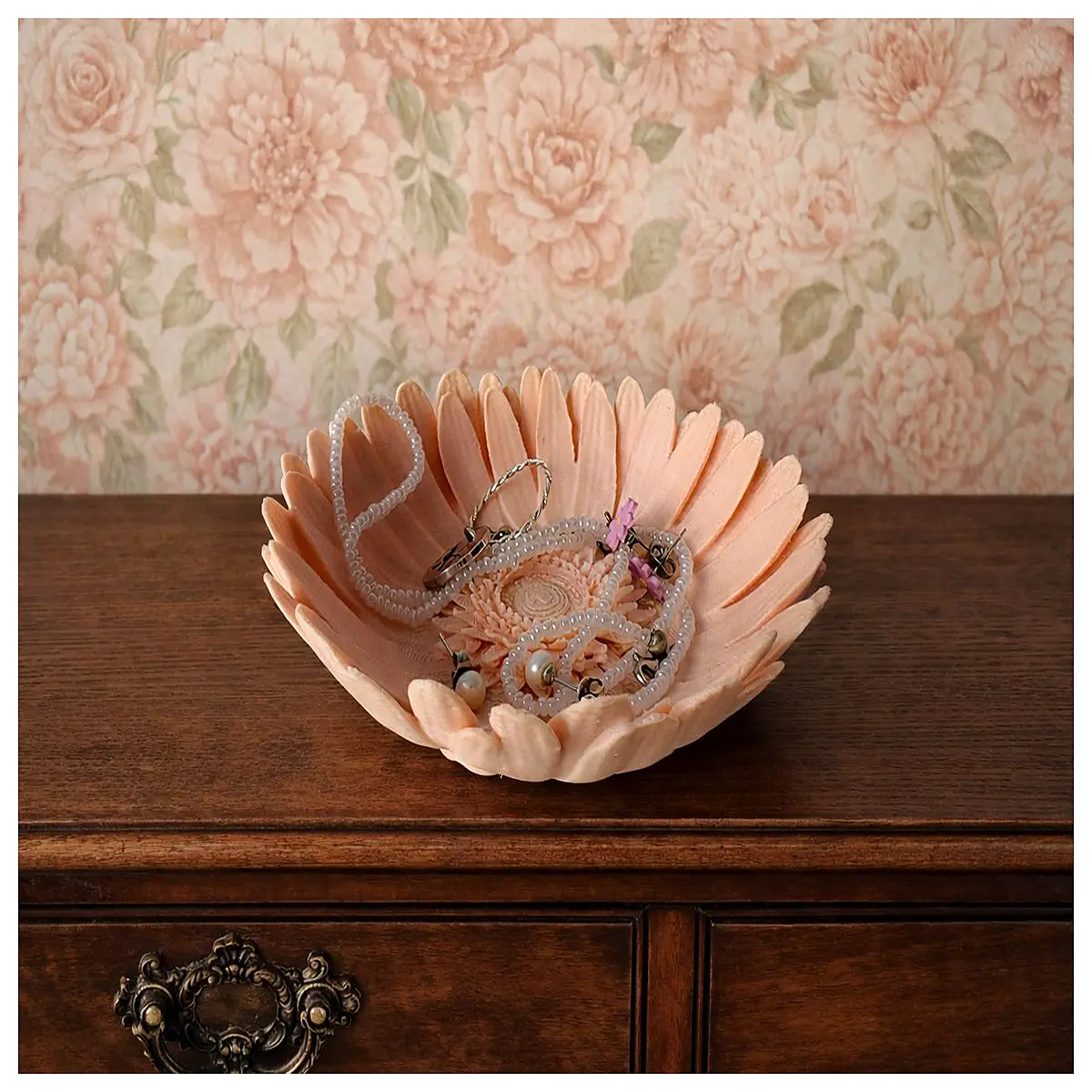 African Daisy Decorative Bowl Ceramic Serving Platter Home Decor Tabletop Ornament Gift Idea Festive Decoration