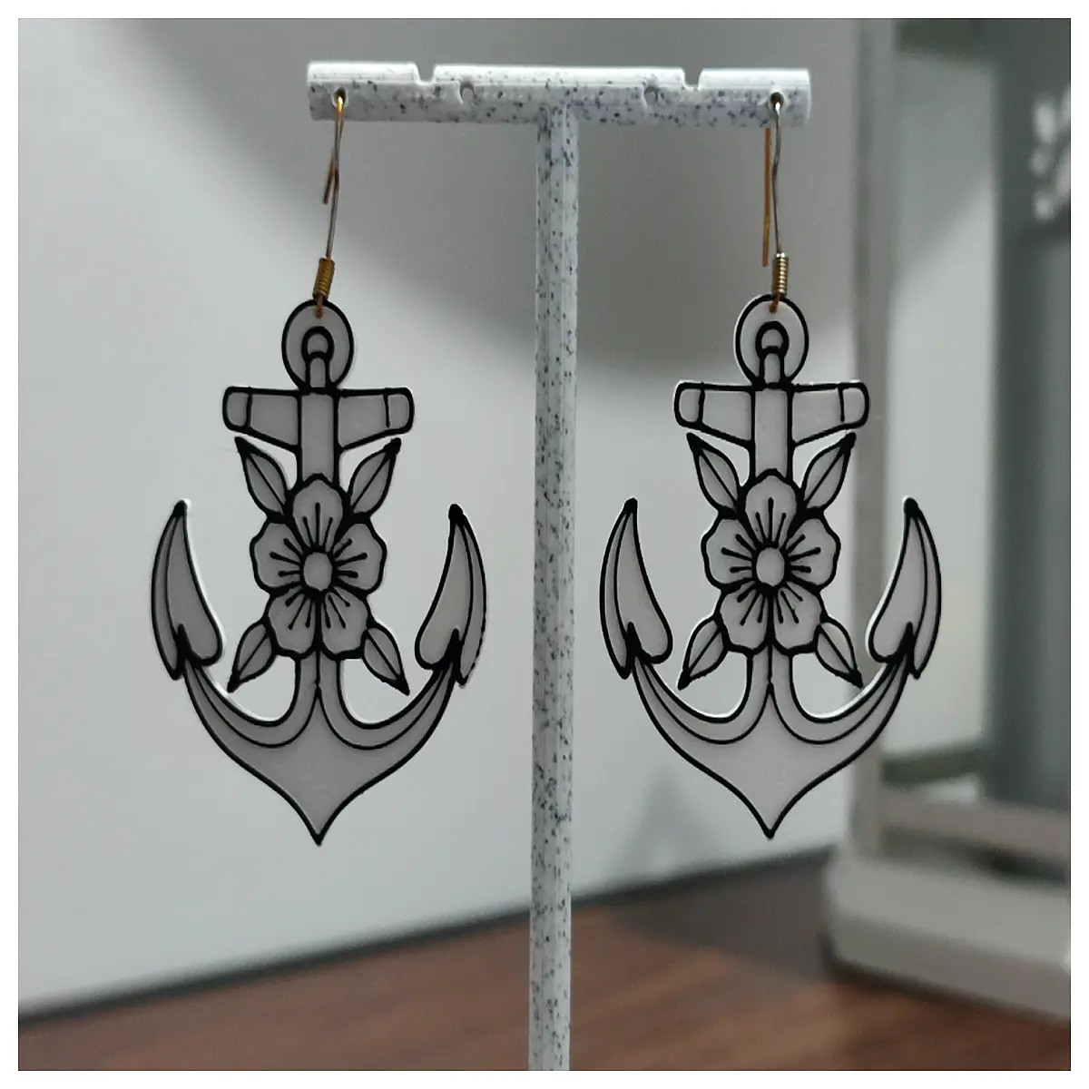Floral Sea Earrings Women s Style Romantic Floral Earring Flower Ear Stud Decoration Girl Girlfriend Elegant Earring